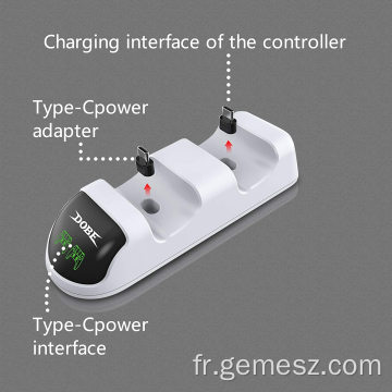 Support de chargeur de contrôleur sans fil de station d&#39;accueil pour PS5